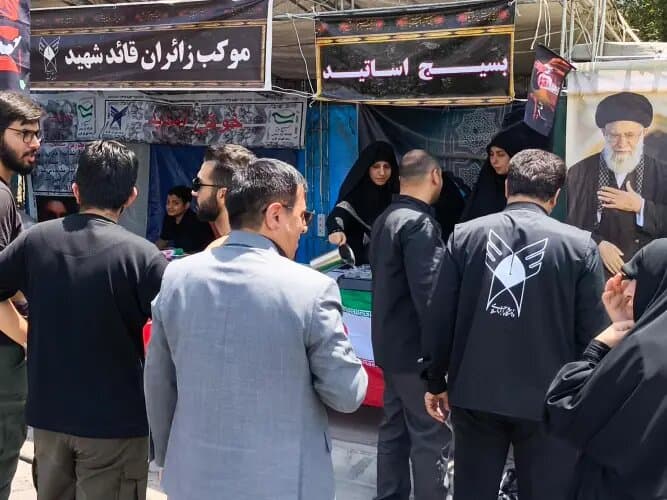 بسیج همهجانبه توان علمی و جهادی دانشگاه آزاد اسلامی در خدمت زائران امام شهید