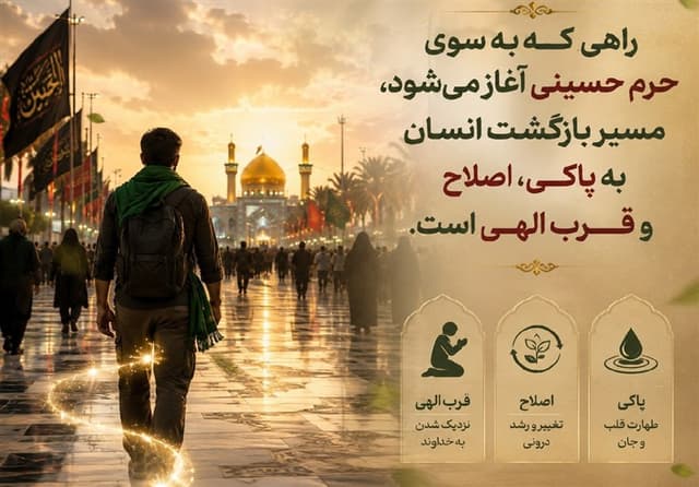استقبال ملائک از زائران قبر امام حسین (ع)
