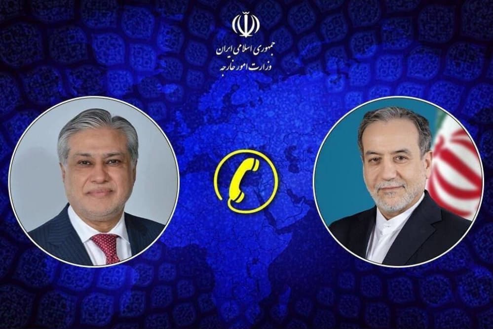 رایزنی وزرای خارجه ایران و پاکستان درباره اجرای تفاهمنامه پایان جنگ