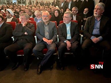 چهار وزیر فرهنگ در آیین بزرگداشت شهید علی لاریجانی