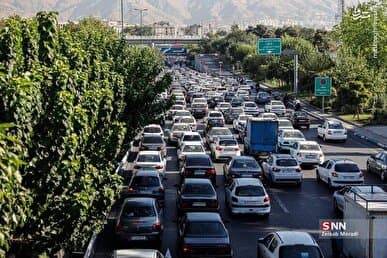 ترافیک صبحگاهی در شریانهای اصلی تهران