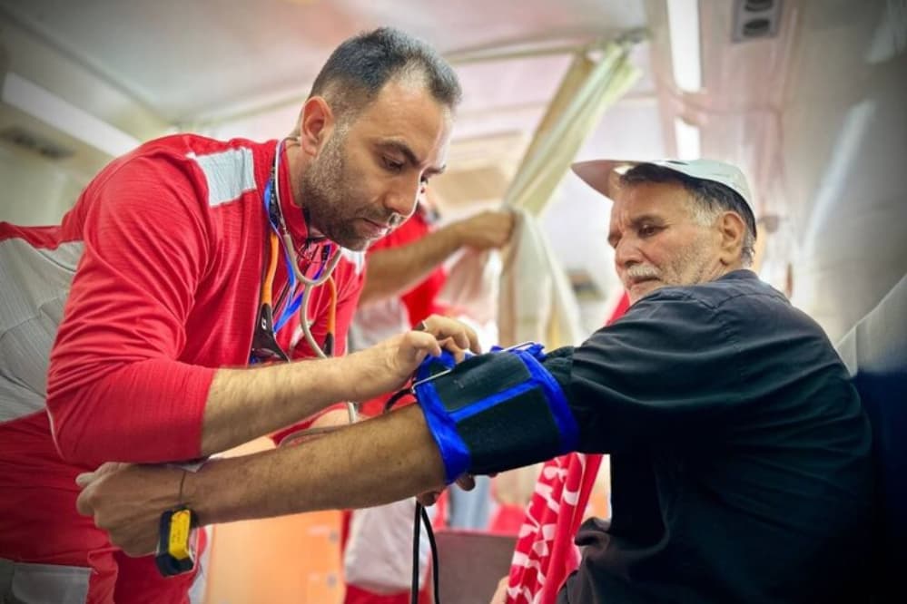 حضور امدادگران 26استان درمشهد